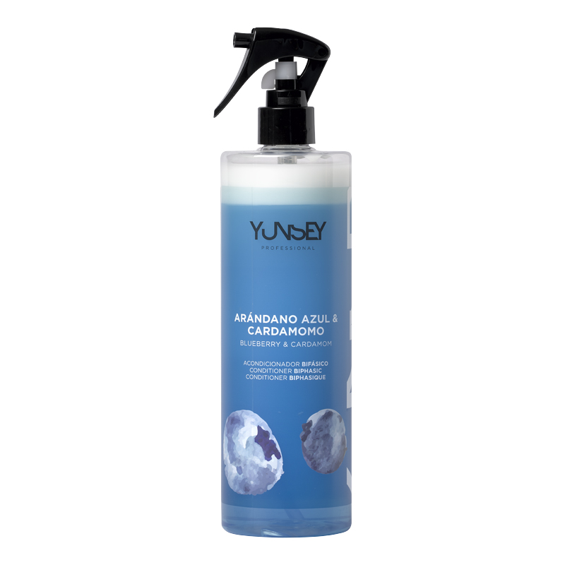 YUNSEY Two-Phase Blueberry and Cardamom Scented Spray Conditioner, 500ml