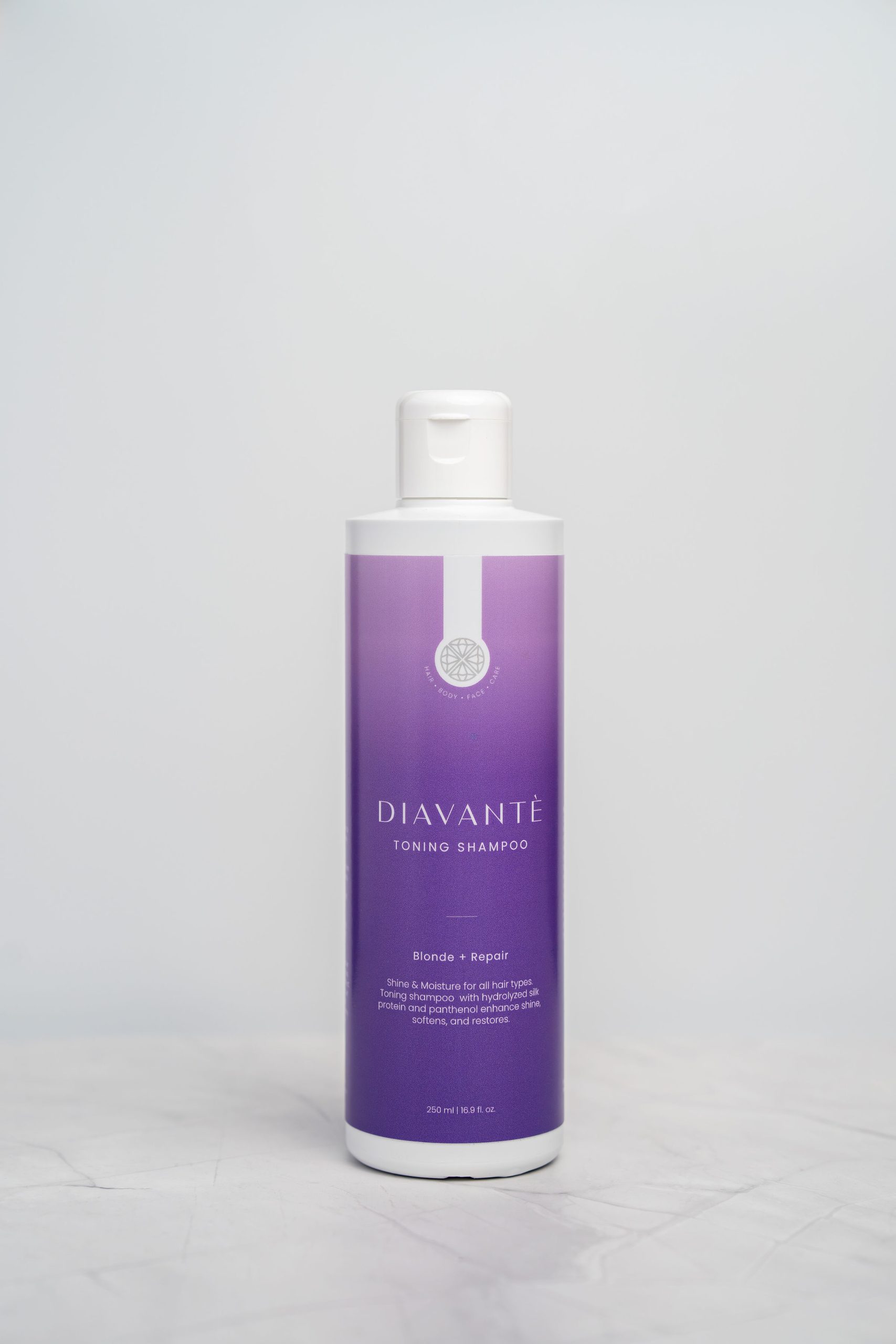 DIAVANTÈ Toning Shampoo – Blonde + Repair, 250 ml - Image 2