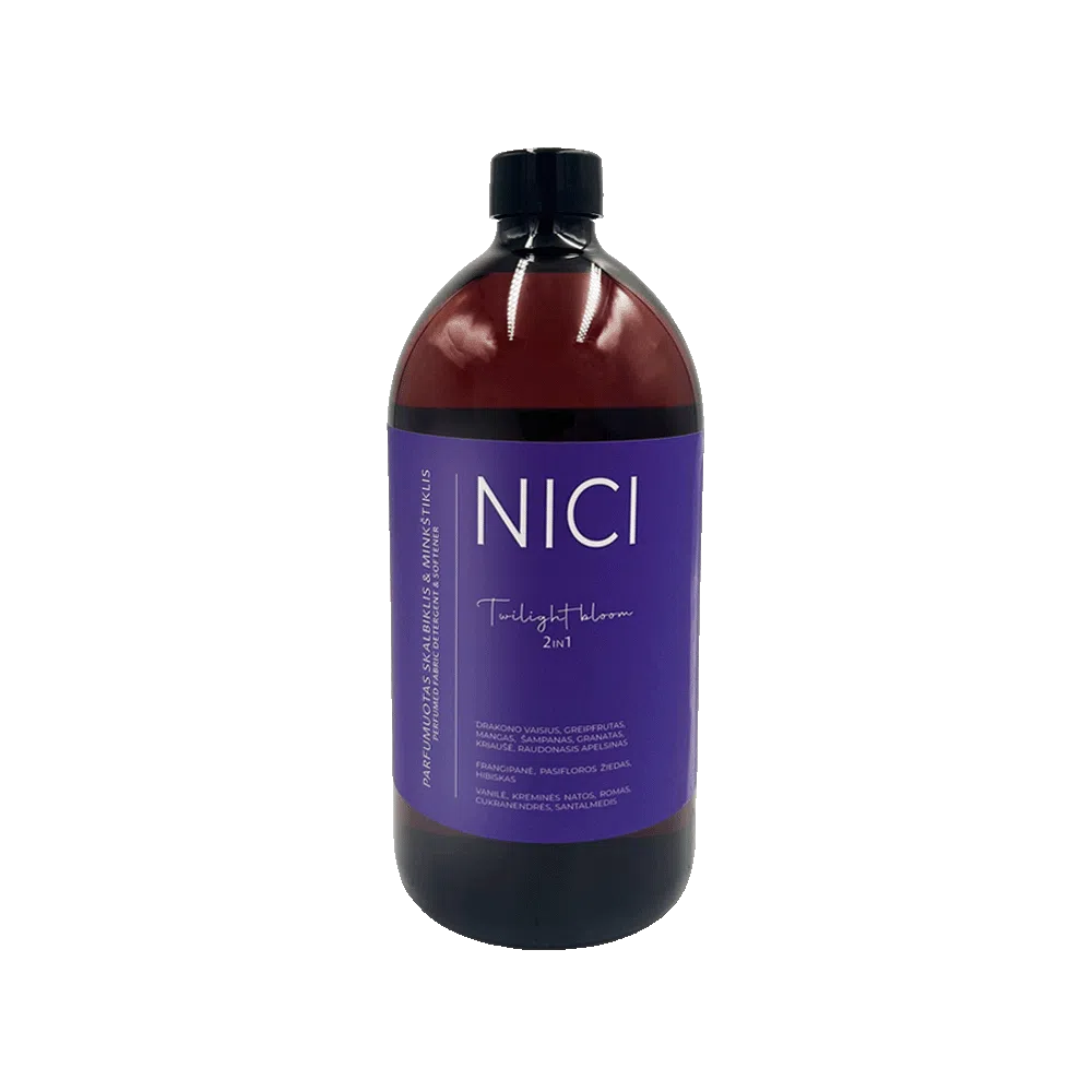 NICI 2in1 Perfumed Laundry Liquid & Fabric Softener TWILIGHT BLOOM, 1000 ml