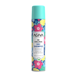 AGIVA Dry Shampoo 8D Hyaluron for Dry, Weak & Brittle Hair, 200 ml